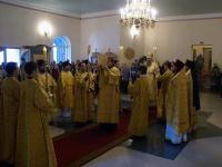В неделю мясопустную владыка Марк совершил Божественную литургию в храме Покрова Пресвятой Богородицы г. Хабаровска