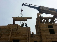Строительство храма в Охотске движется к завершению