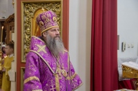 В Неделю Торжества Православия глава Приамурской митрополии совершил Литургию в кафедральном соборе Хабаровска