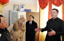 Представители пограничных ведомств из России, США, Китая, Канады, Республики Корея и Японии посетили Хабаровскую духовную семинарию. 26 марта 2013 год