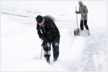 В центре циклона ( 7 марта 2009 года )