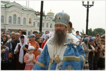 Прибытие в Хабаровск святынь, переданных в дар дальневосточной земле Святейшим Патриархом Московским и всея Руси Алексием (7 июня 2008 года)